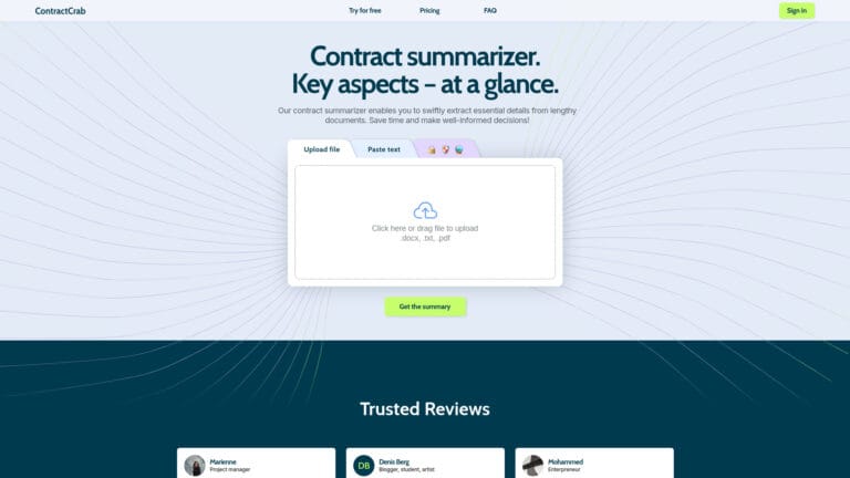 Best Contractcrab AI Tool Review