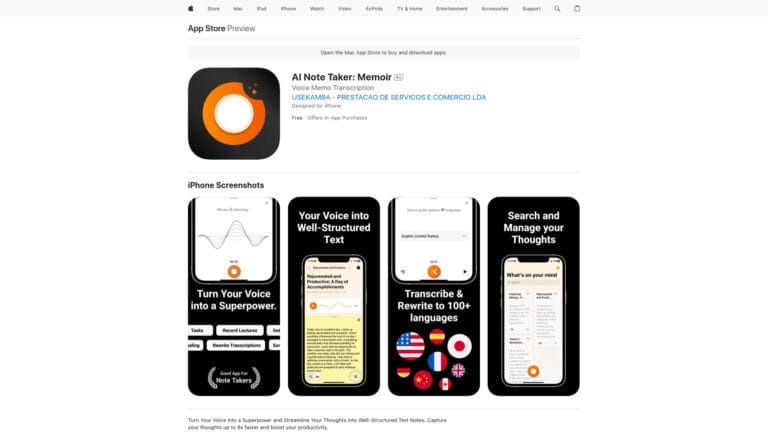 Advanced AI Note Taker AI Tool Review