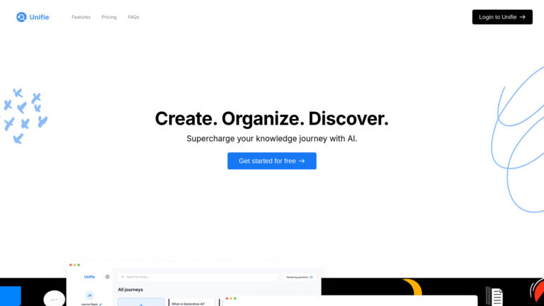 Free Unifie AI Tool Review