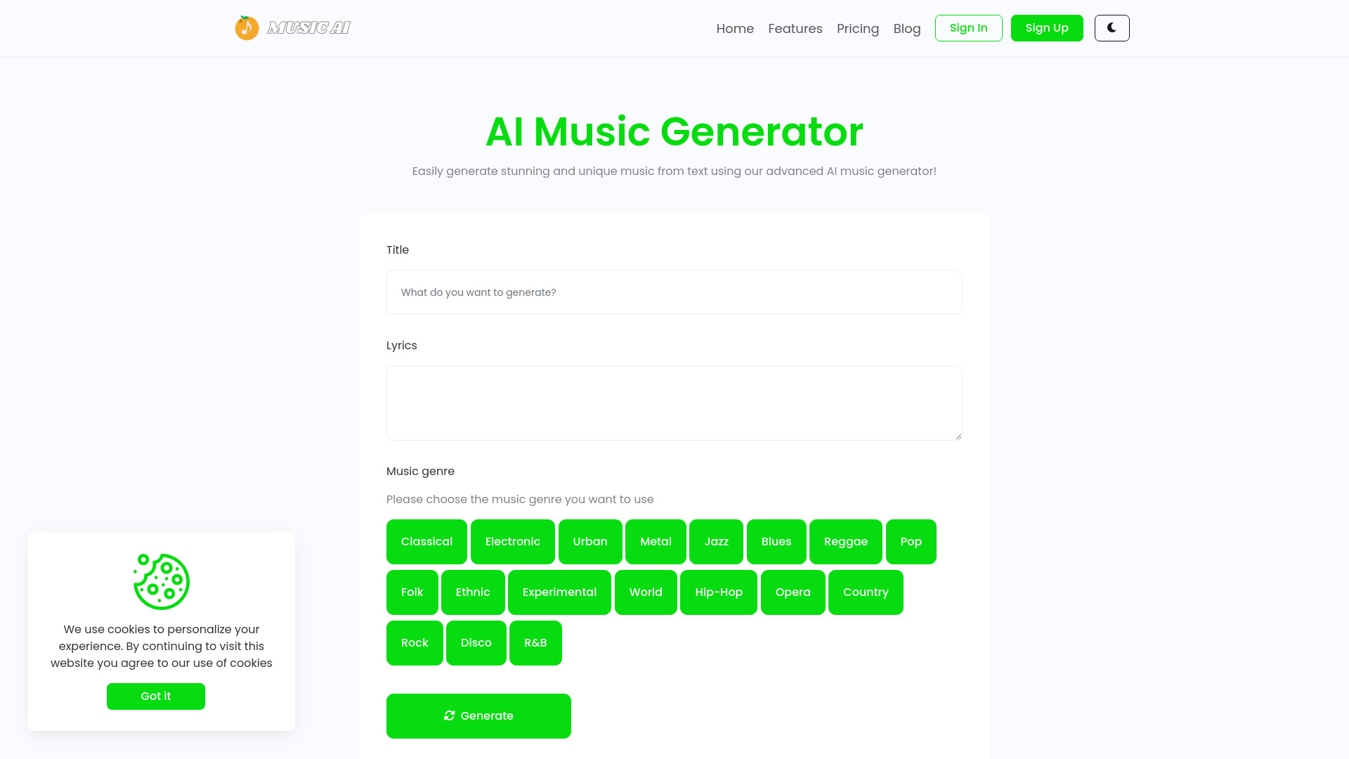 Music AI logo