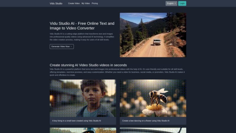 Free Vidu Studio AI AI Tool Review