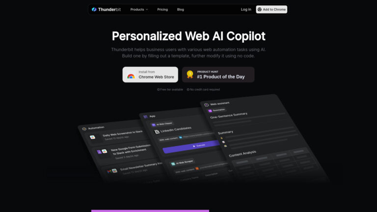 New Thunderbit AI Tool Review