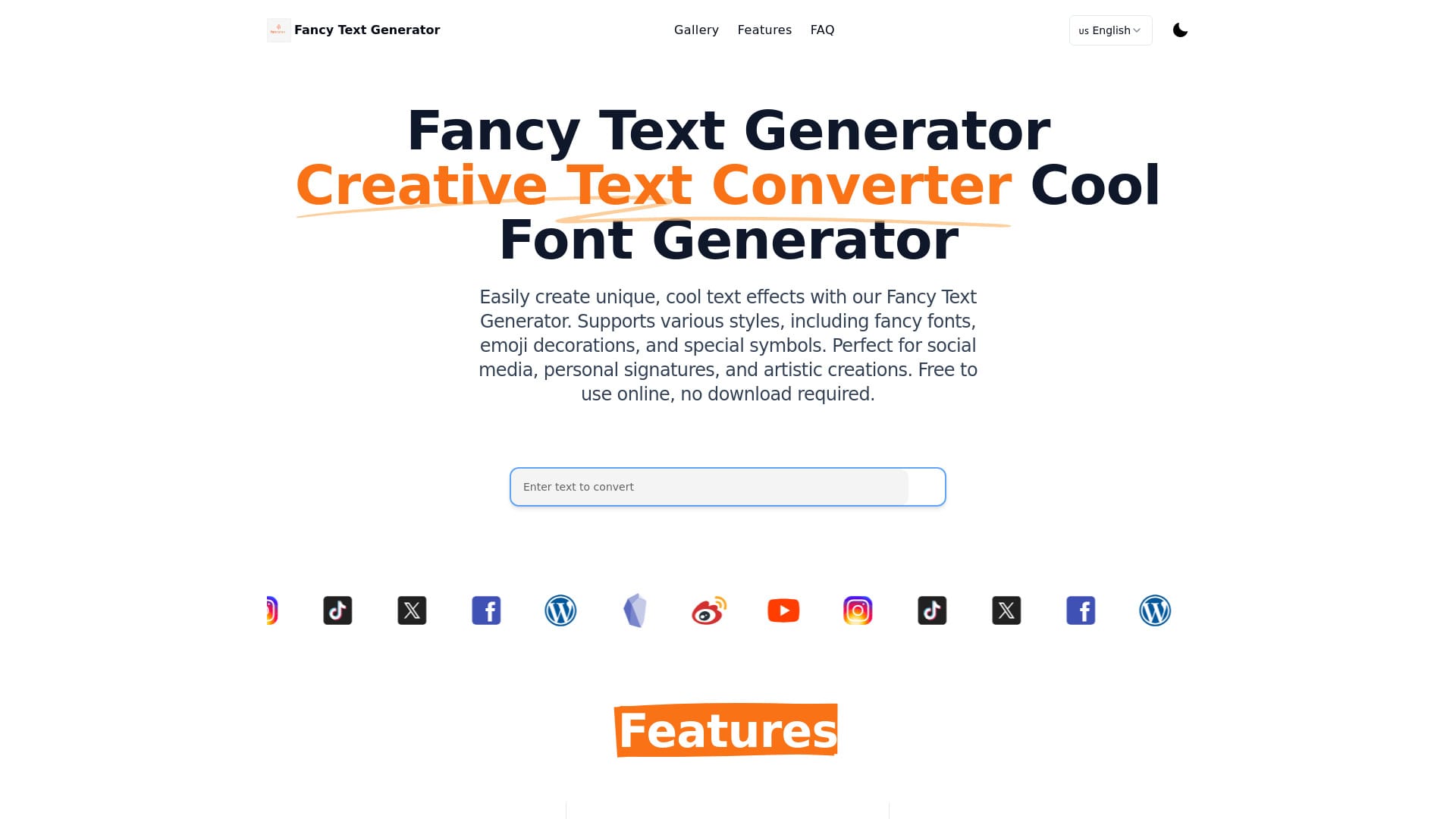 Fancy Text Generator logo