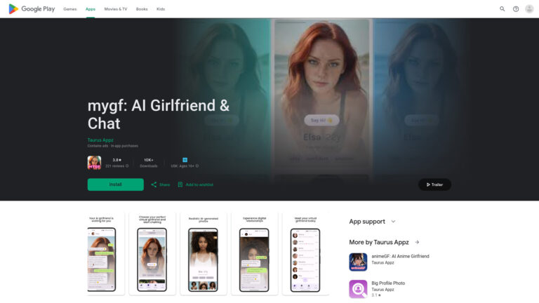 Smart Mygf – Your AI Girlfriend AI Tool Review