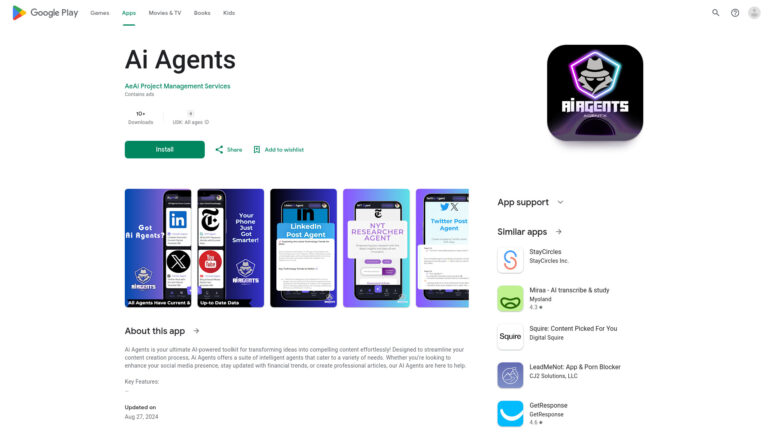 Innovative AI Agents AI Tool Review
