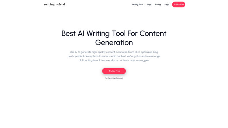 Trending Writingtools.ai AI Tool Review