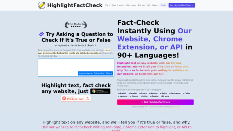 Innovative Highlightfactcheck.com AI Tool Review