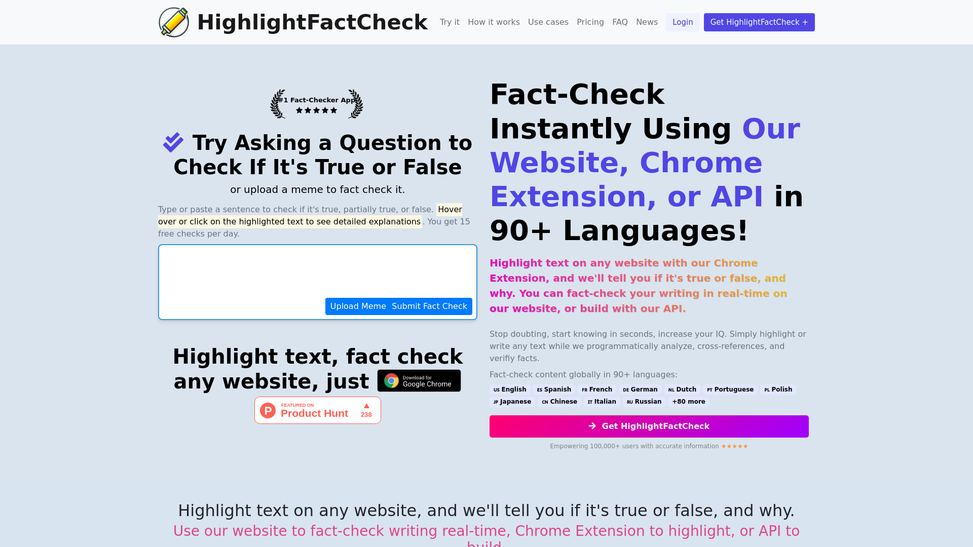 HighlightFactCheck.com logo