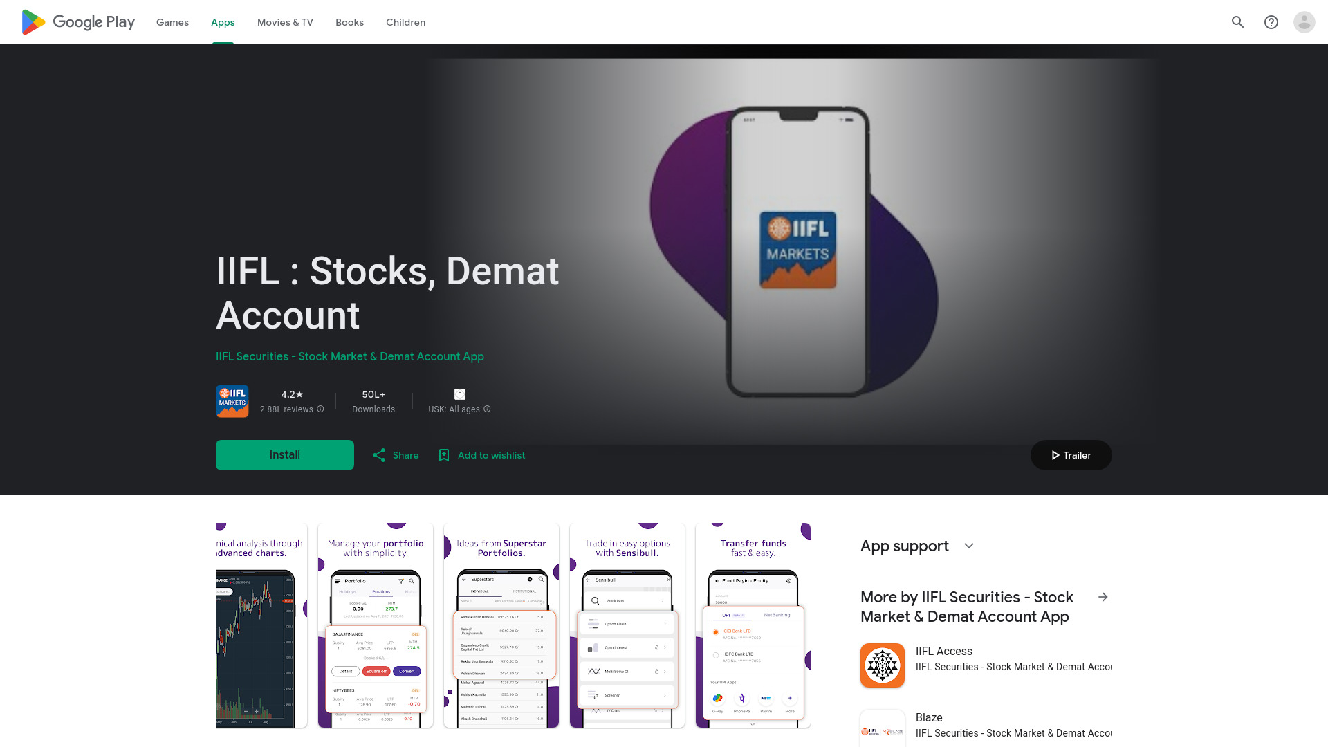IIFL Securities Share Market App logo