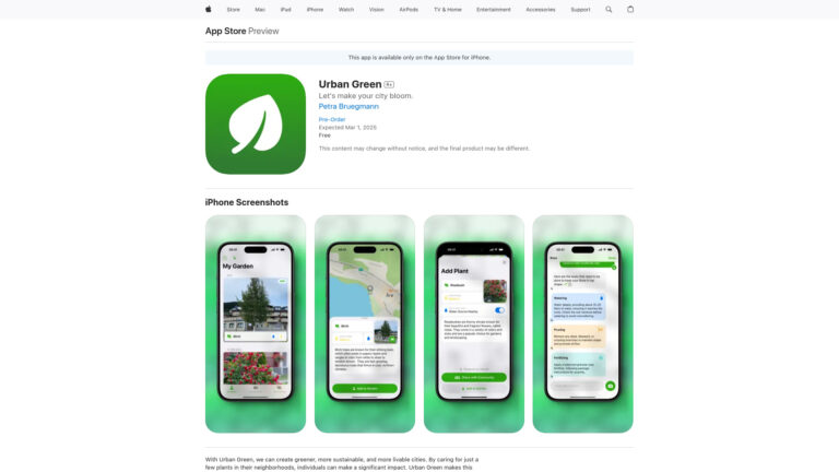 Free Urban Green AI Tool Review