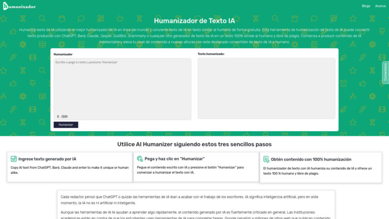 Innovative Humanizador.net AI Tool Review