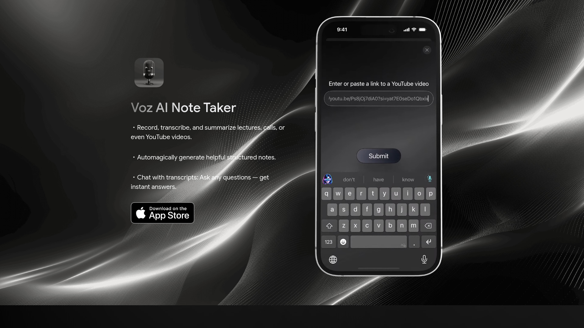 Voz AI Note Taker logo