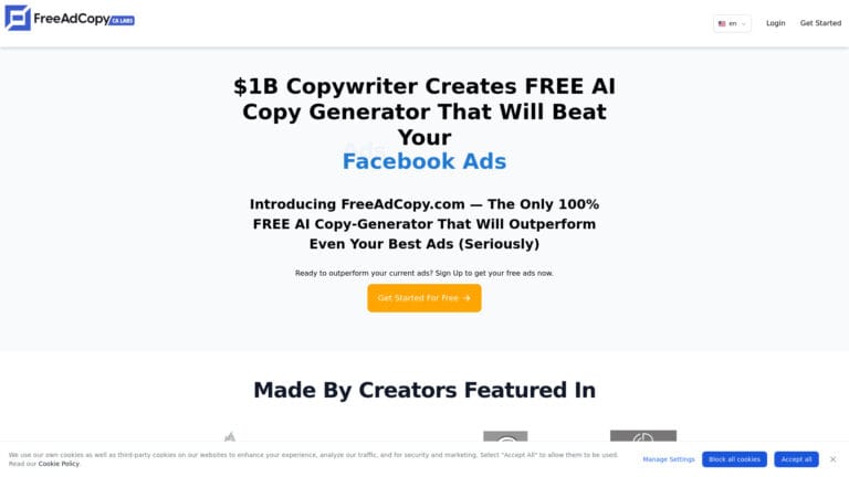New Freeadcopy AI Tool Review
