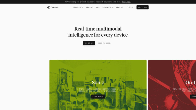 Innovative Cartesia AI Tool Review