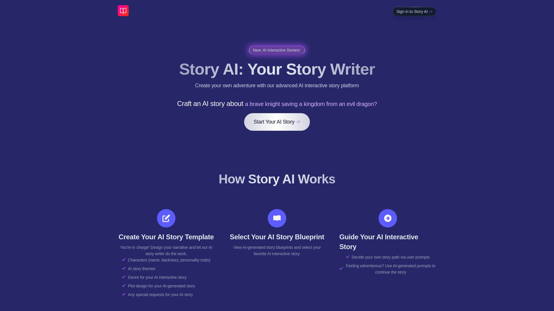 Story AI logo