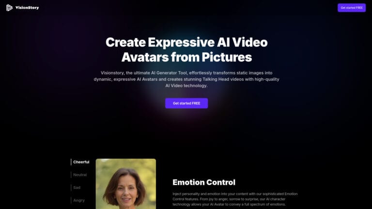 New Visionstory AI AI Tool Review