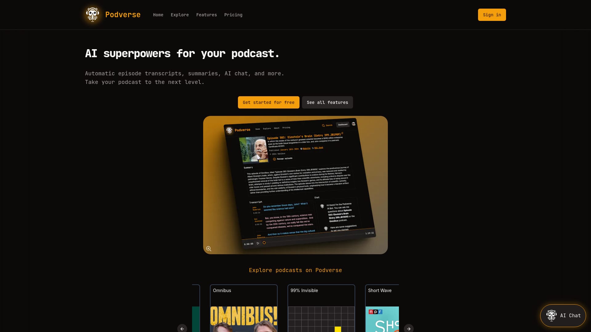 Podverse logo
