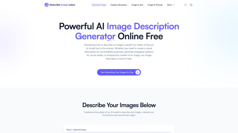 Trending Describeimage.online AI Tool Review