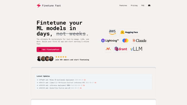 New Finetunefast AI Tool Review
