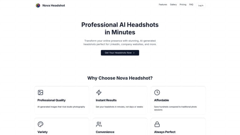Trending Nova Headshot AI Tool Review
