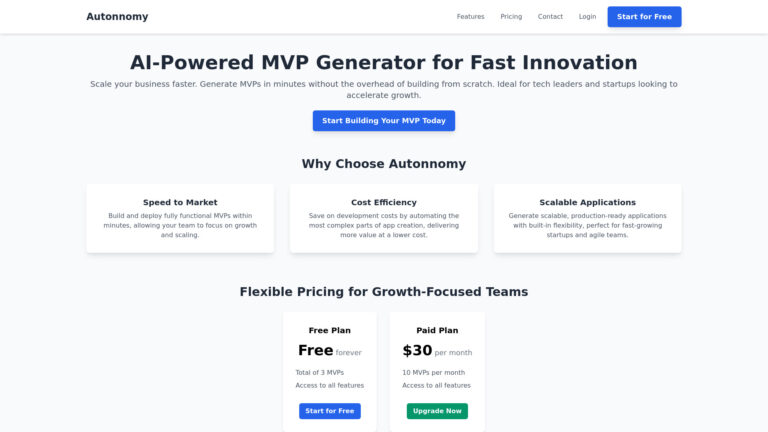 Free Autonnomy AI Tool Review