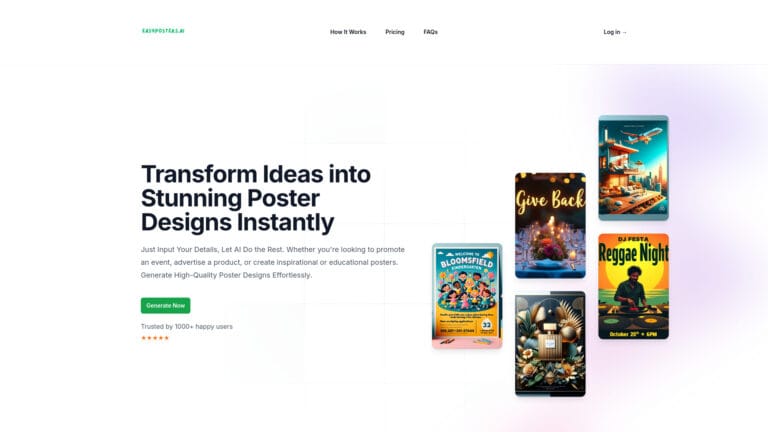New Easy Posters AI AI Tool Review