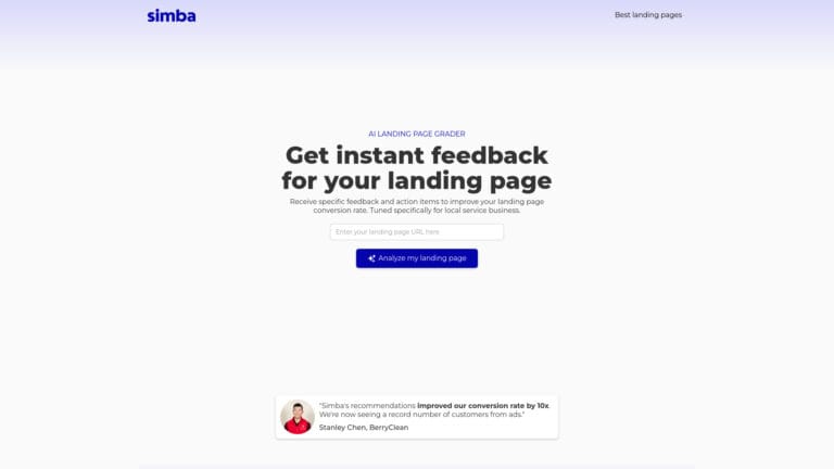 Trending Simba Marketing Services AI Tool Review