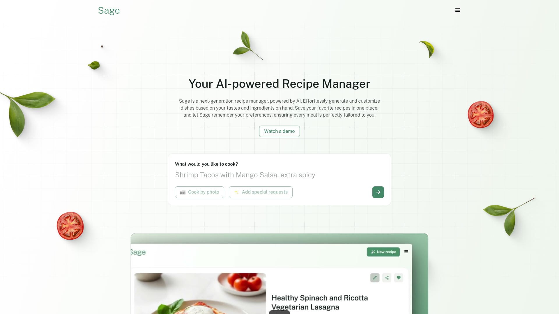 Sage Cooking logo