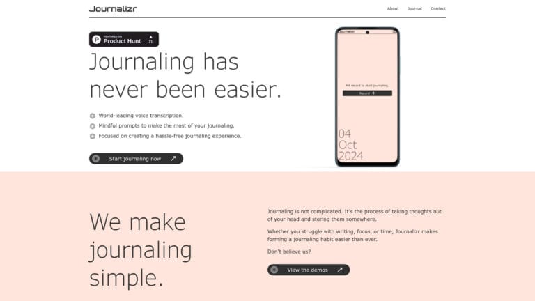 Free Journalizr AI Tool Review