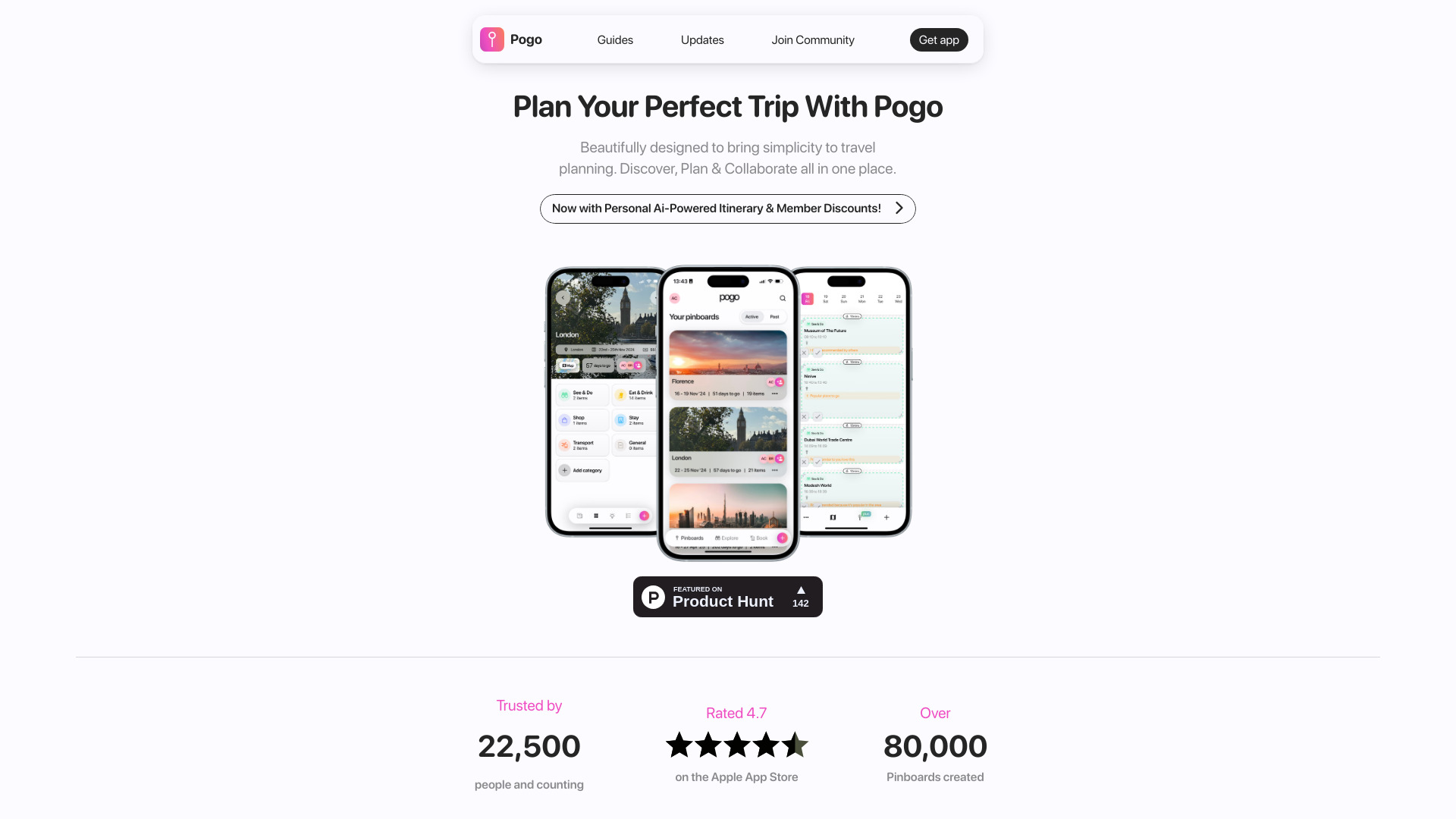 Pogo Travel Planning App logo