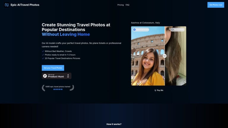 Powerful Epicai Travel Photos AI Tool Review