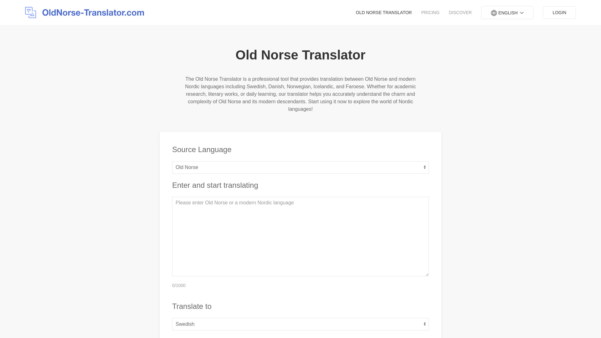 Old Norse Translator logo