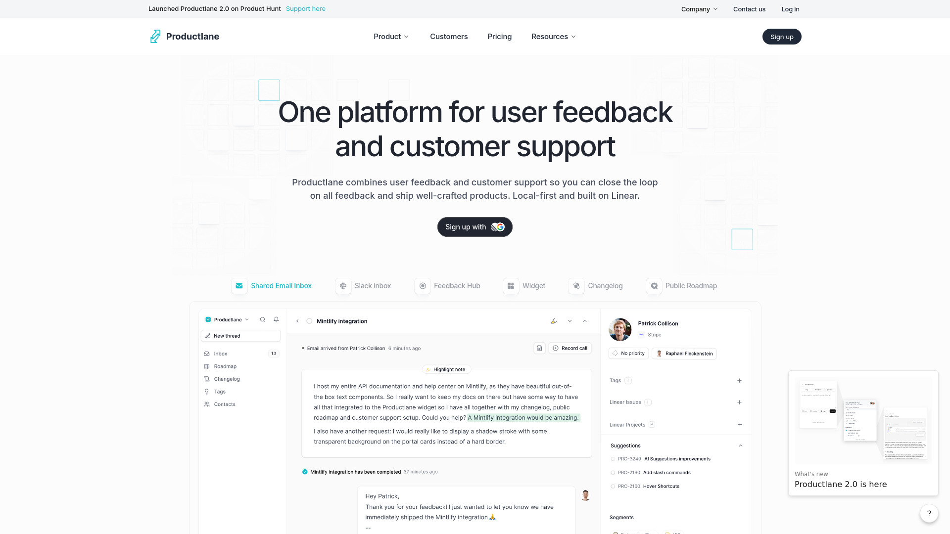 Productlane logo