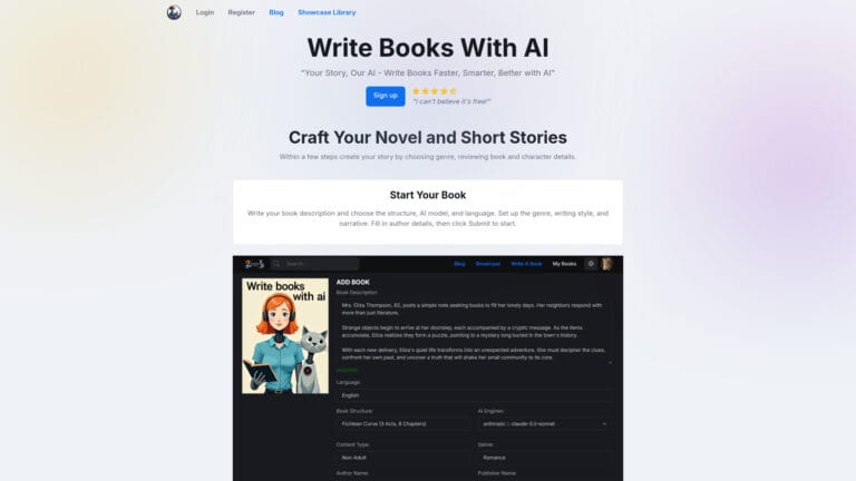 Smart Write Books With AI AI Tool Review