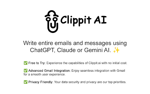 Clippit.ai ai chrome extension logo