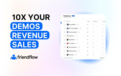 FriendFlow ai chrome extension logo