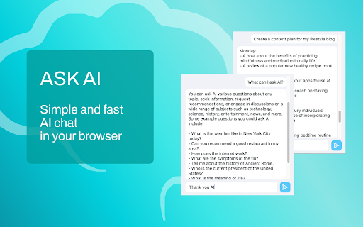 Ask AI ai chrome extension logo