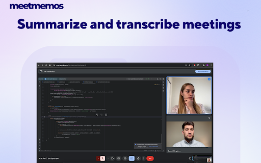 MeetMemos ai chrome extension logo