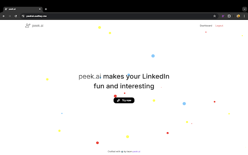 Peek.ai ai chrome extension