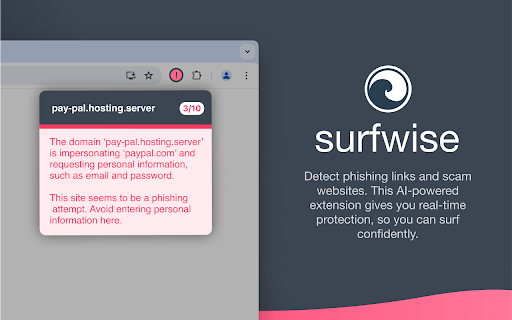 Surfwise ai chrome extension logo