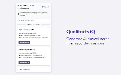 AI Behavioral Health Notes Generator ai chrome extension