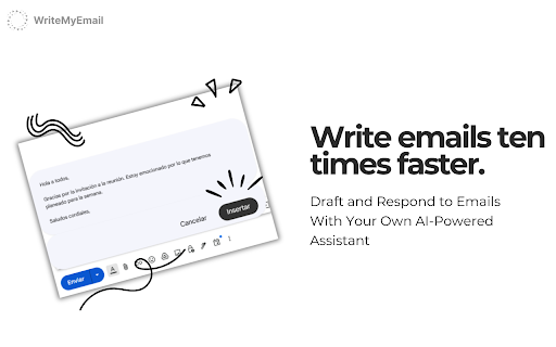 WriteMyEmail ai chrome extension logo