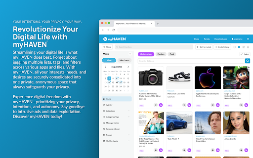 myHAVEN ai chrome extension logo