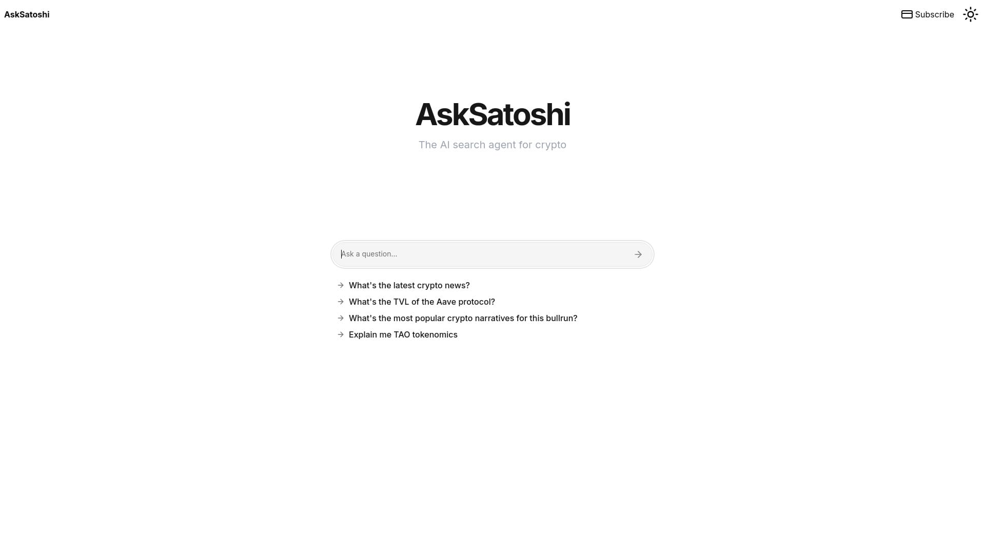 AskSatoshi logo