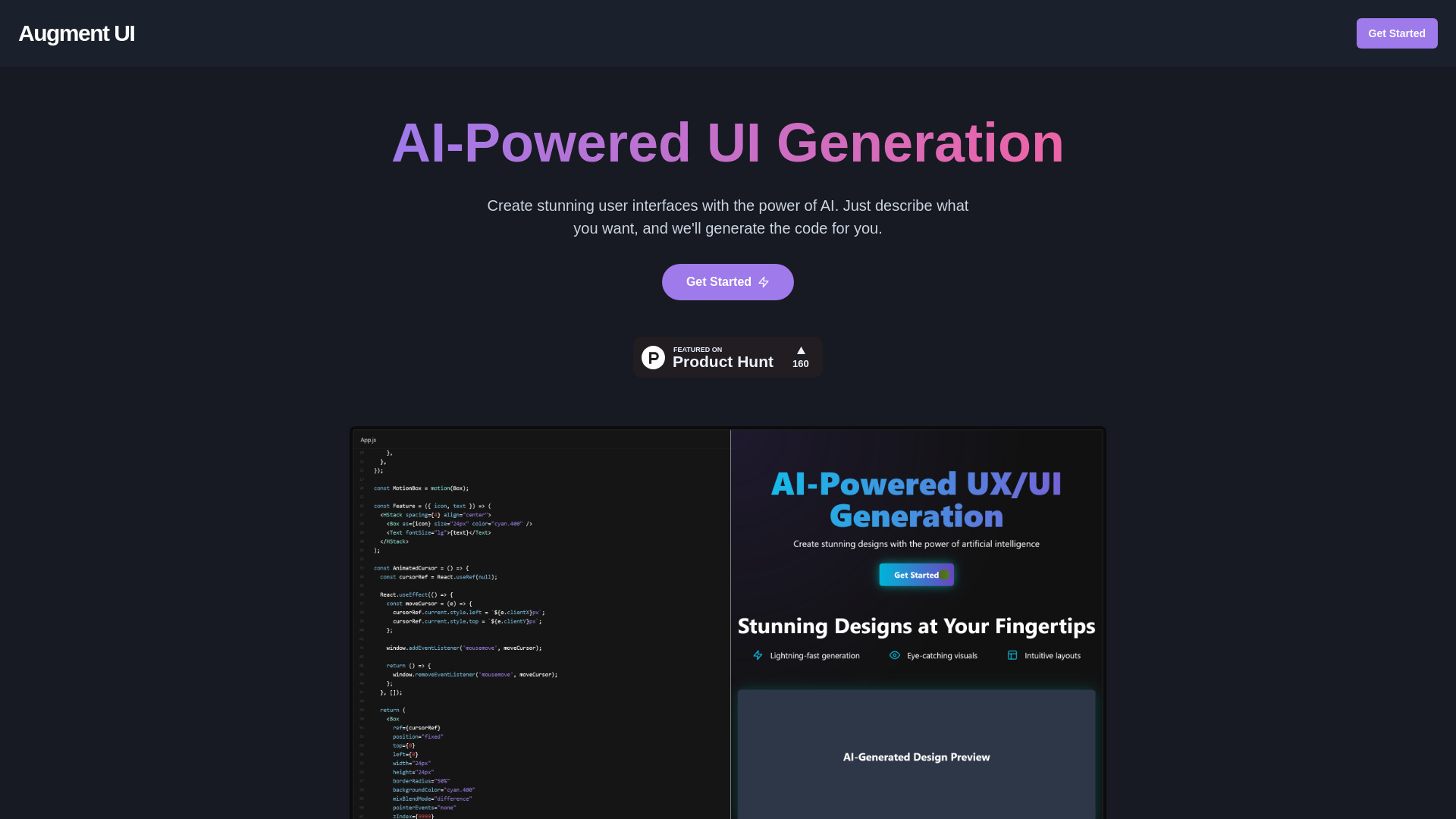 Augment UI logo
