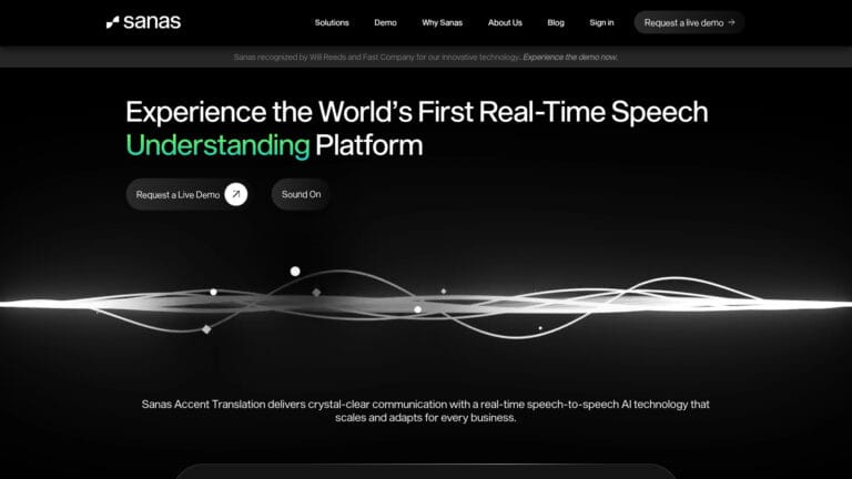Trending Sanas AI Tool Review