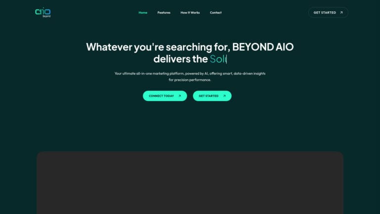 Trending Beyond AIo Tool AI Tool Review