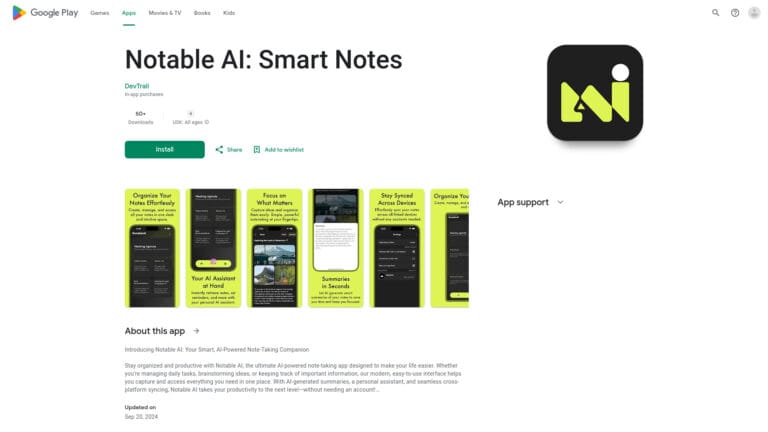 Advanced Notable AI AI Tool Review