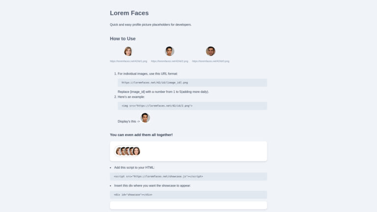 Powerful Lorem Faces AI Tool Review