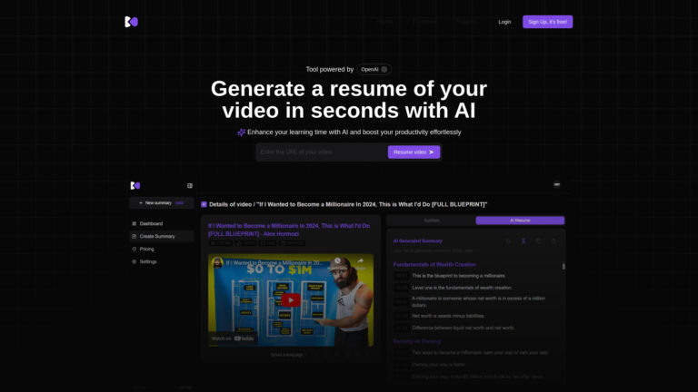 Popular Videodigest AI Tool Review